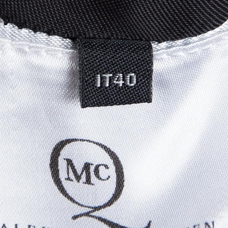 Pre Owned McQ by Alexander McQueen Black Short Sleeve Top S