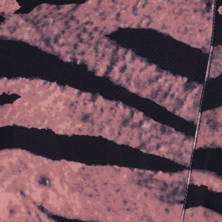 Pre Owned McQ By Alexander McQueen Zebra Print Jacket S