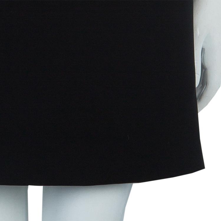 Pre Owned McQ By Alexander McQueen Black Zip Detail Dress S