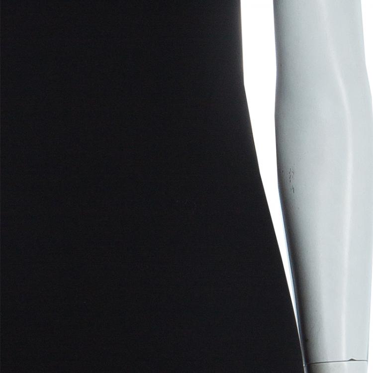 Pre Owned McQ By Alexander McQueen Black Zip Detail Dress S