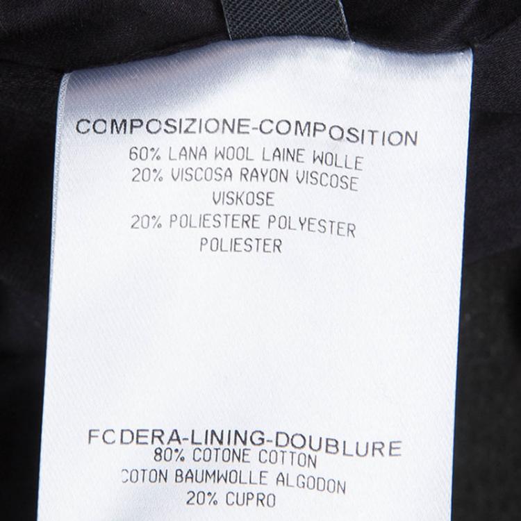 Pre Owned McQ by Alexander McQueen Green Military Style Tailcoat S