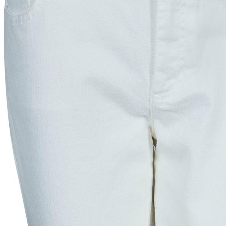 Pre Owned Michael Kors White Denim Skinny Fit Jeans M