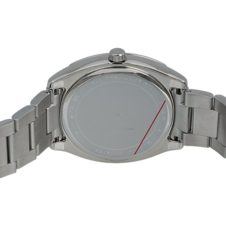 Pre Owned Michael Kors Silver Stainless Steel Bryn MK6133 Women's Wristwatch 40MM