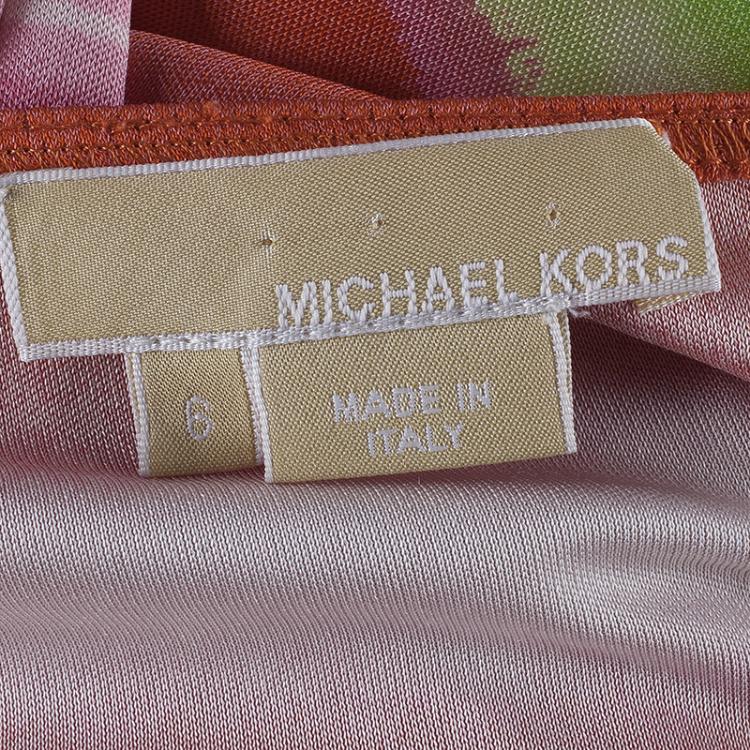 Pre Owned Michael Kors Multicolor Striped Dress M