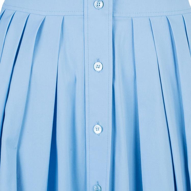 Pre Owned Michael Kors Blue Shirt Dress M