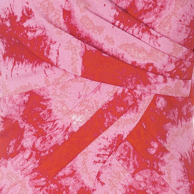 Pre Owned Michael Kors Pink Tie-dye Dress M