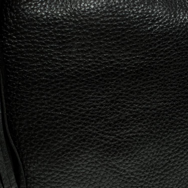 Pre Owned Michael Kors Black Leather Weston Shoulder Bag