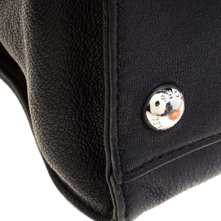 Pre Owned Michael Kors Black Leather Hamilton Satchel