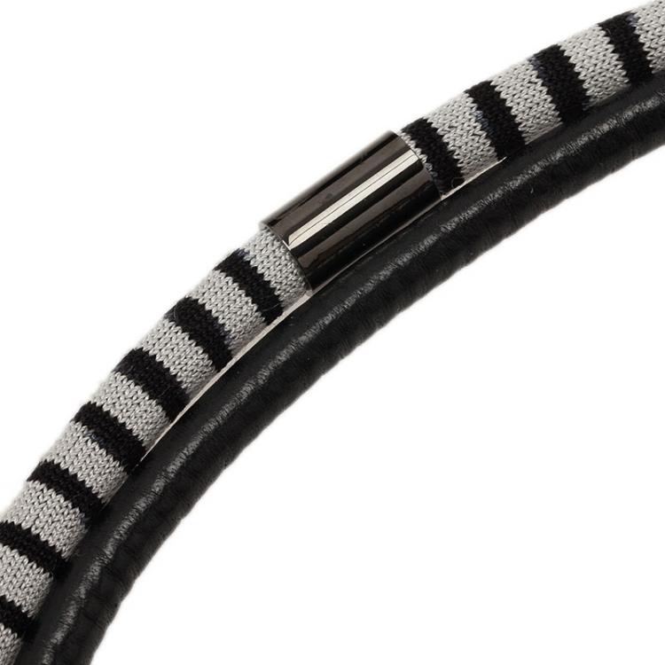Pre Owned Missoni Three Strands Multicolor Silver Tone Necklace