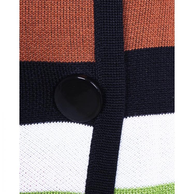 Pre Owned Missoni Multicolor Striped Knit Mini Skirt S