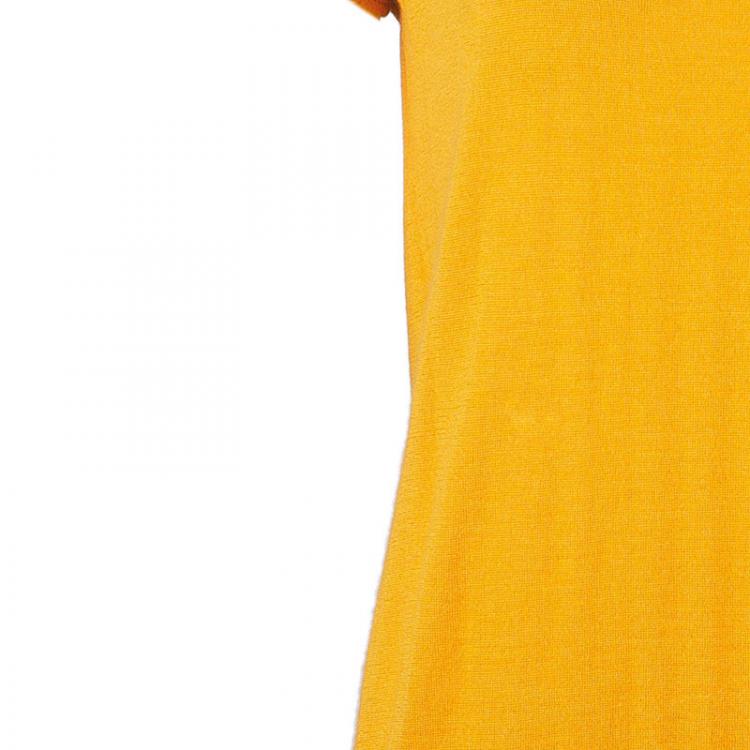 Pre Owned Missoni Yellow Cashmere Silk Sweater M