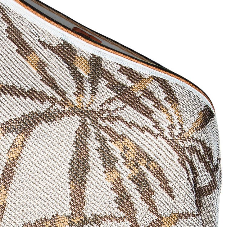مملوكة مسبقًا Missoni Brown One Shoulder Dress M