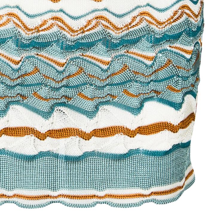 Pre Owned Missoni Multicolor One Shoulder Dress M