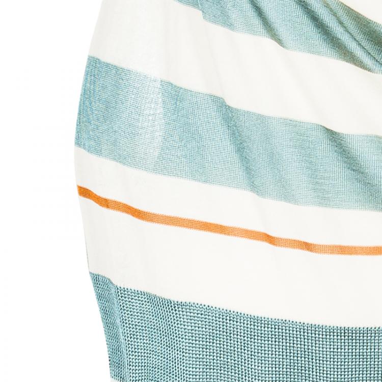 Pre Owned Missoni Multicolor One Shoulder Dress M