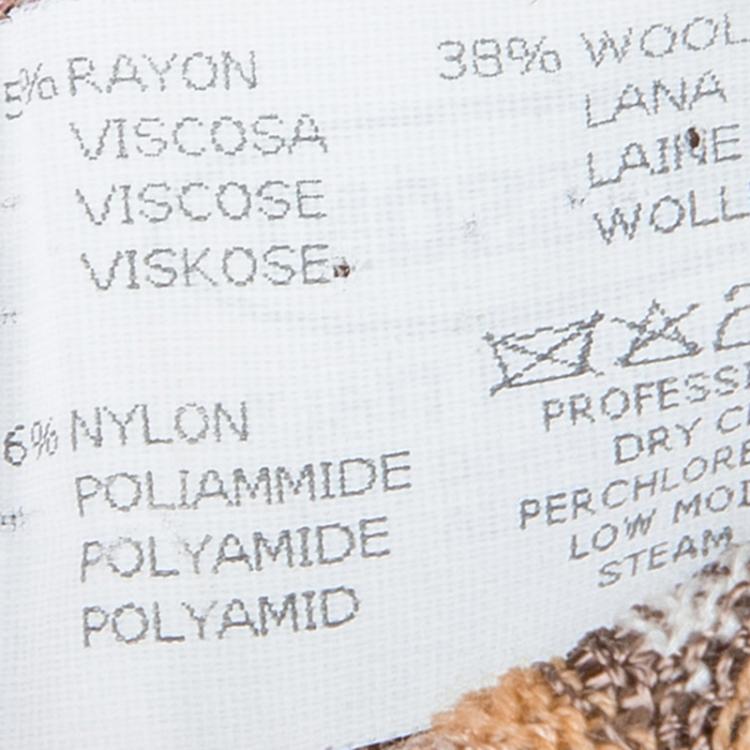 Pre Owned Missoni Multicolor Knit Dress S