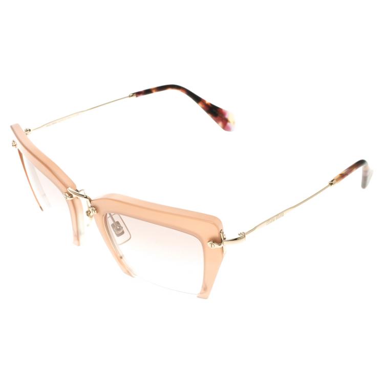 Pre Owned Miu Miu Pink SMU10Q Cut Out Sunglasses