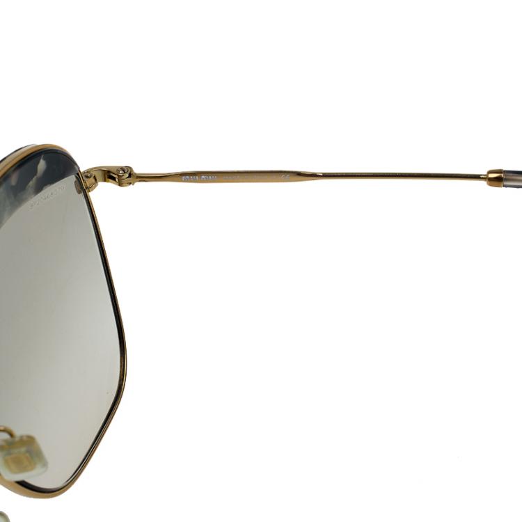Pre Owned Miu Miu Grey Noir SMU 53Q Sunglasses