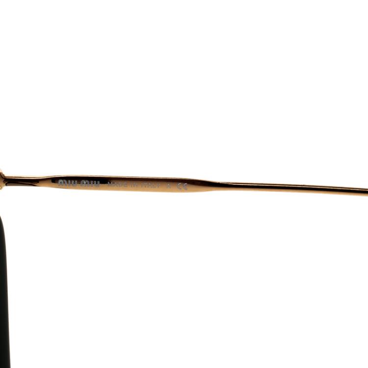 Pre Owned Miu Miu Black SMU10N Cat Eye Sunglasses