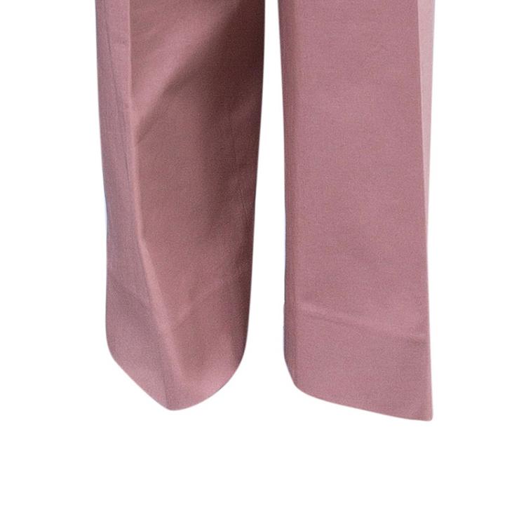 Pre Owned Miu Miu Peach Wide Leg Trousers M
