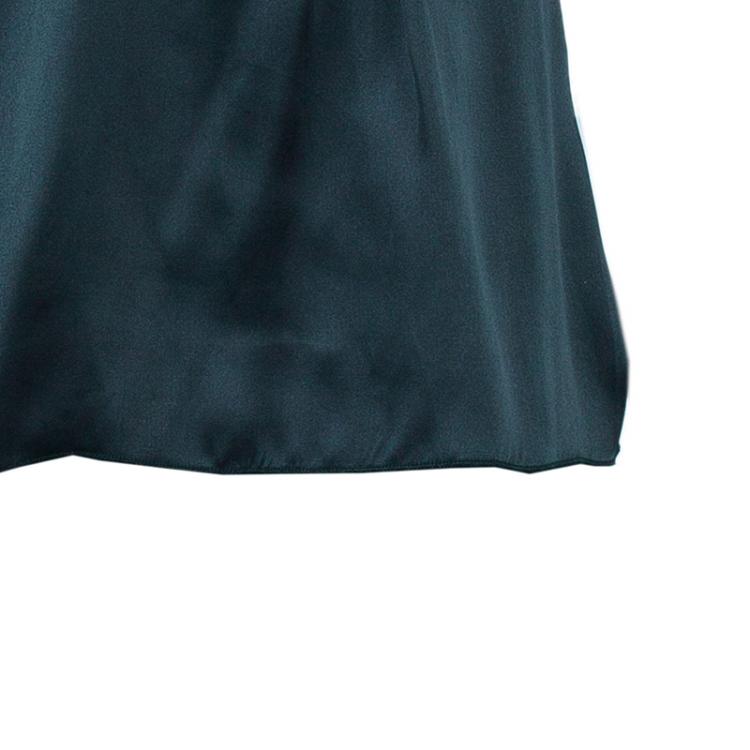 Pre Owned Miu Miu Black Satin Top M