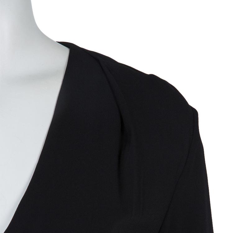 Pre Owned Miu Miu Black Long Sleeve Dress XS
