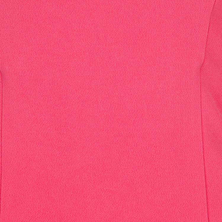 Pre Owned Miu Miu Pink Crossback Mini Dress S