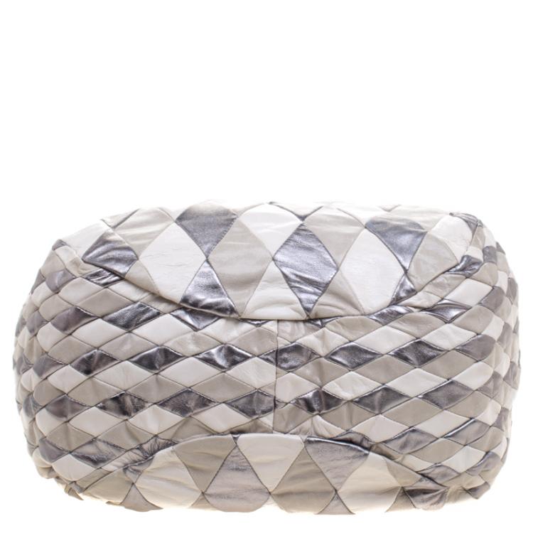 Pre Owned Miu Miu Multicolor Patchwork Leather Hobo