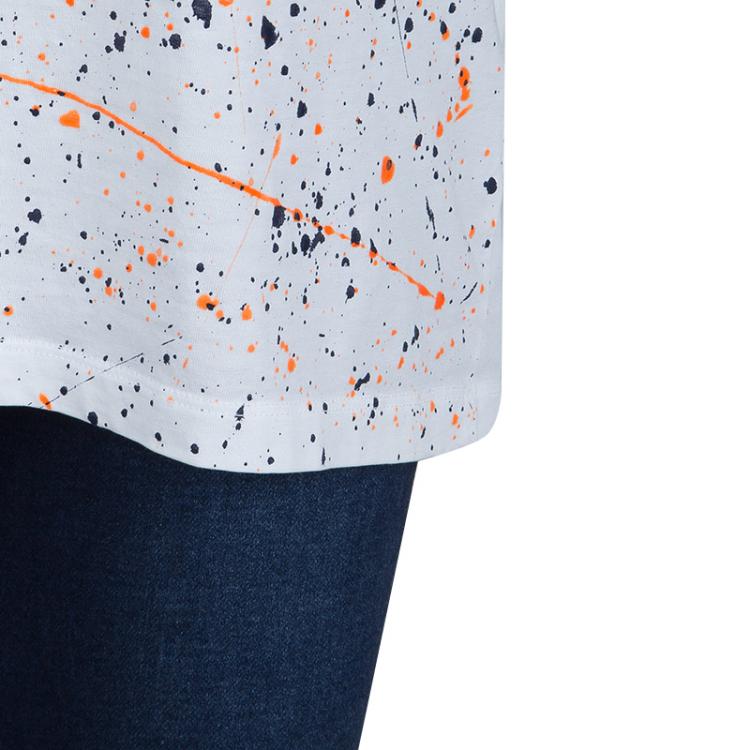 Pre Owned Moncler Paint Splattered Print T-Shirt XXL