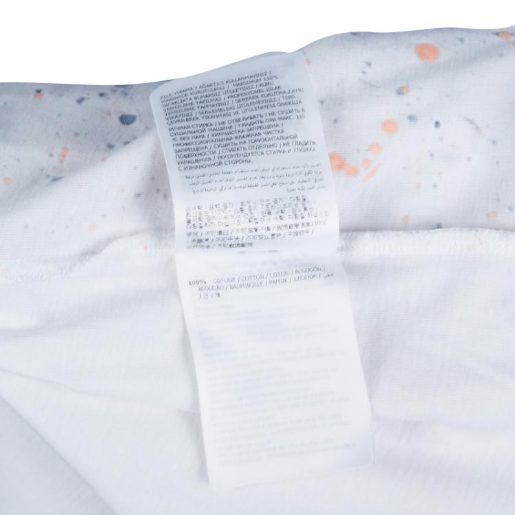 Pre Owned Moncler Paint Splattered Print T-Shirt XXL