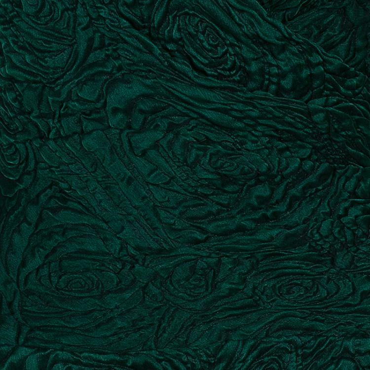 Pre Owned Monique Lhuillier Green Tufted-skirt Strapless Gown M