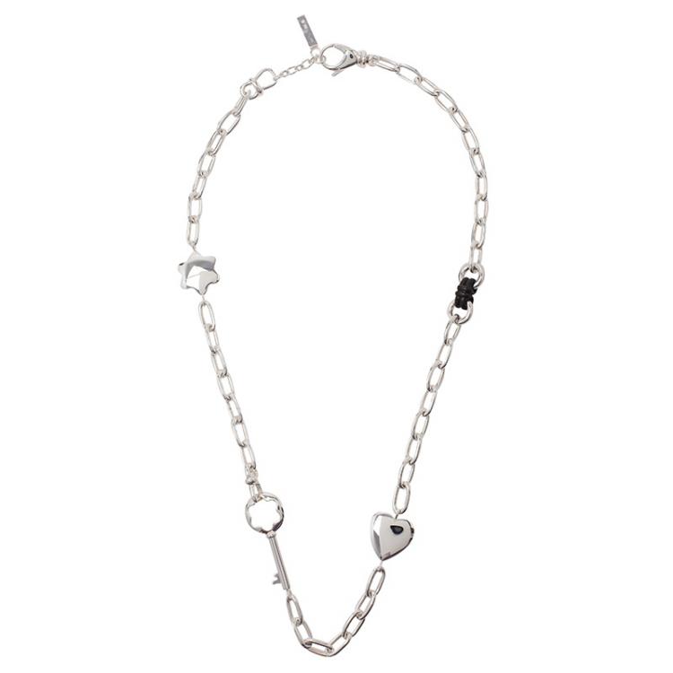 Pre Owned Montblanc Heart Silver Necklace