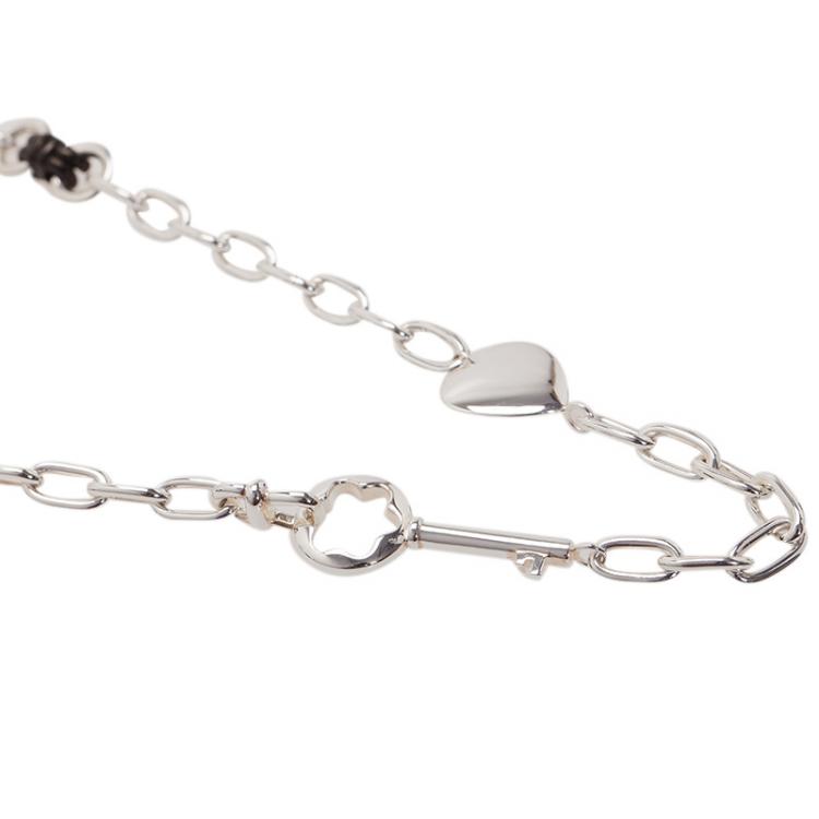 Pre Owned Montblanc Heart Silver Necklace