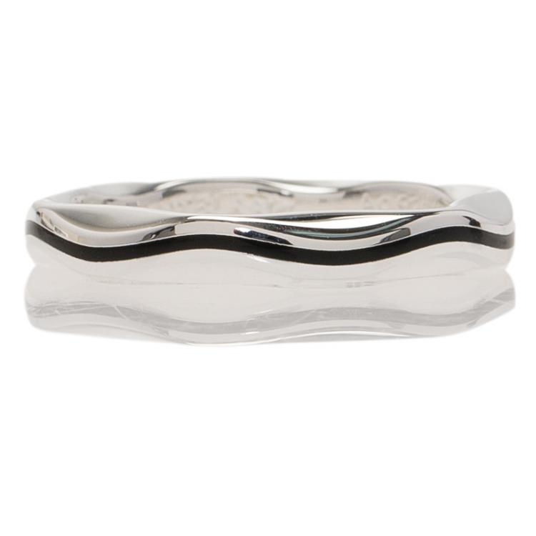 Pre Owned Montblanc Ame de Star Silver Ring Size 50