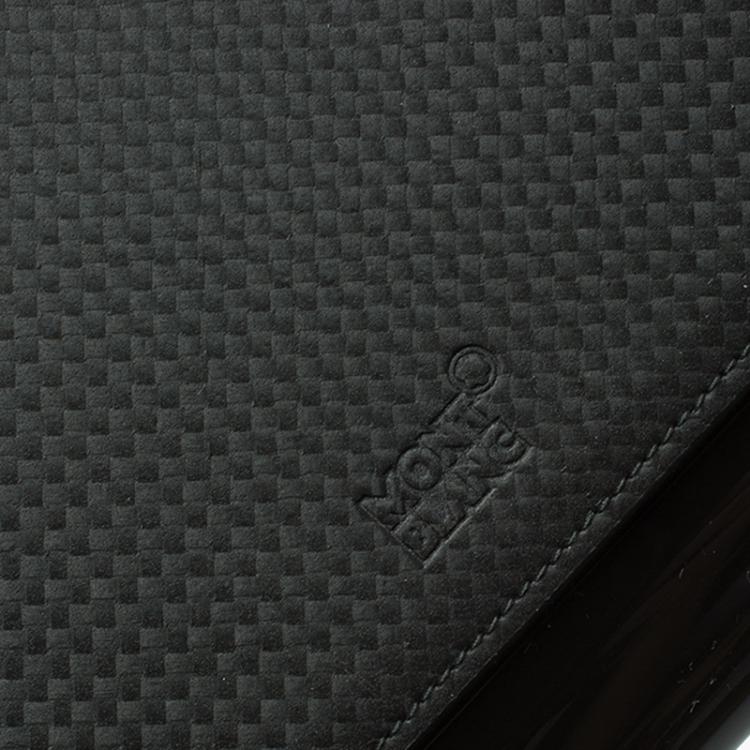 Pre Owned Montblanc Black Leather  Extreme Tablet Case Ap3 Ipad 3/4