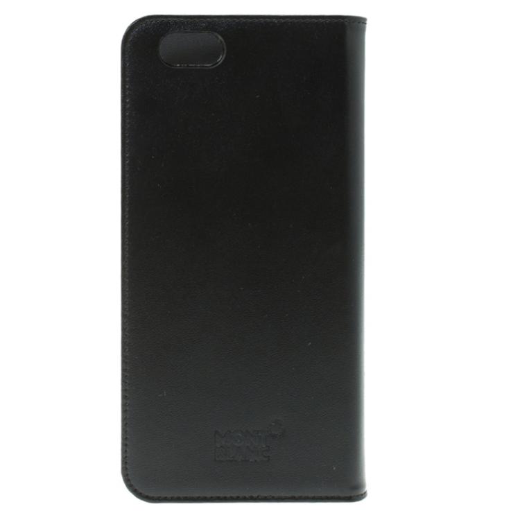 Pre Owned Montblanc Black Leather Meisterstuck IPhone Case 6 Ap6 