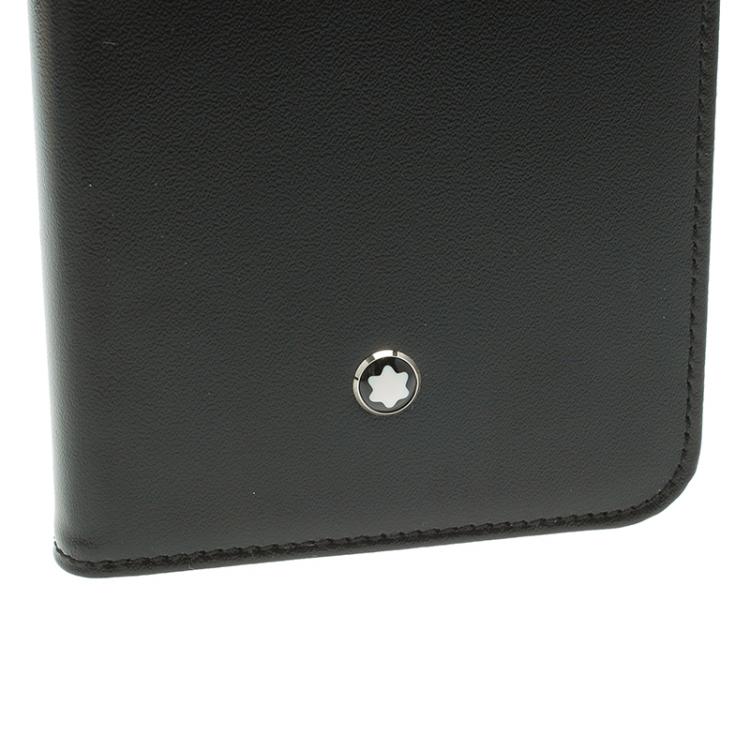 Pre Owned Montblanc Black Leather Meisterstuck IPhone Case 6 Ap6 