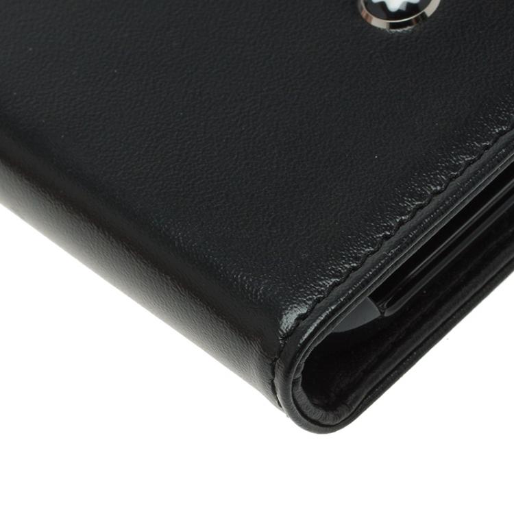 Pre Owned Montblanc Black Leather Meisterstuck IPhone Case 6 Ap6 