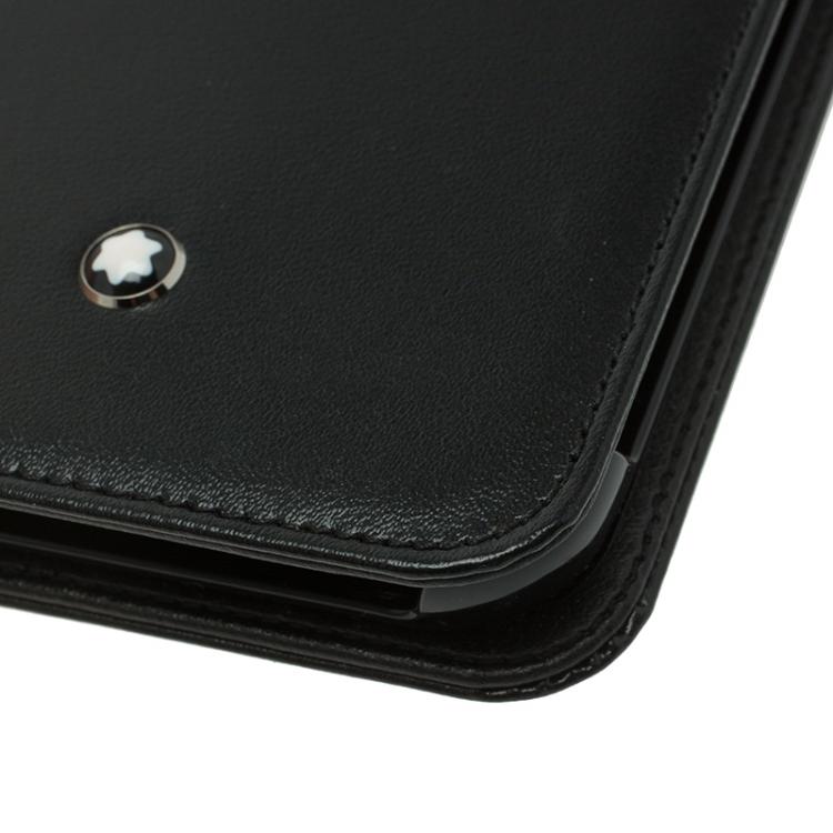 Pre Owned Montblanc Black Leather Meisterstuck IPhone Case 6 Ap6 