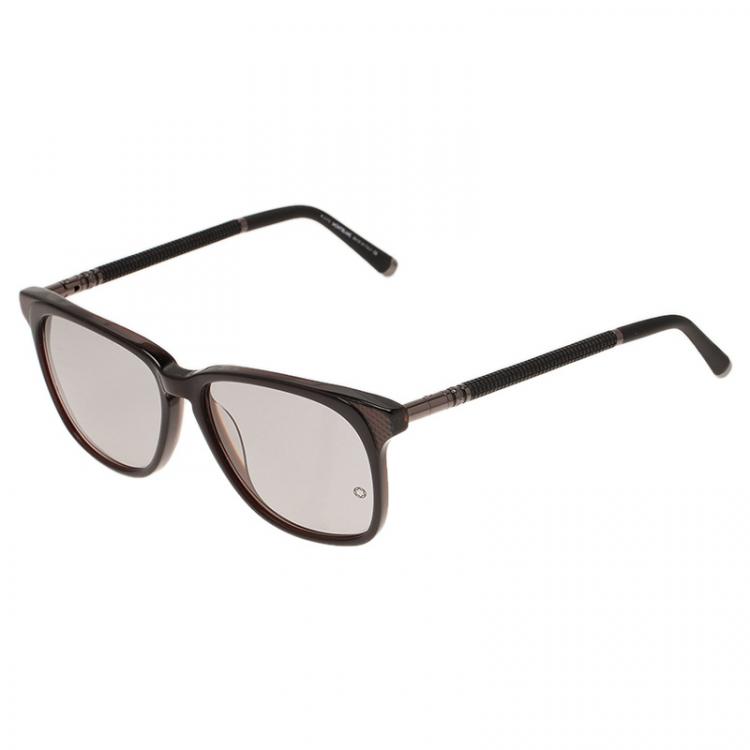 Pre Owned Montblanc Black MB4065 Classic Sunglasses