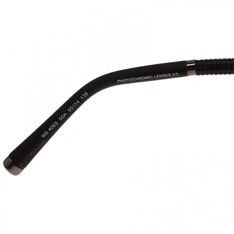 Pre Owned Montblanc Black MB4065 Classic Sunglasses