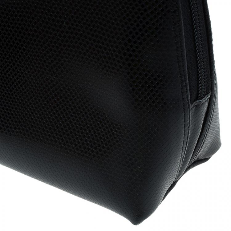 Pre Owned Montblanc Black Leather La Vie de Boheme Cosmetic Pouch 