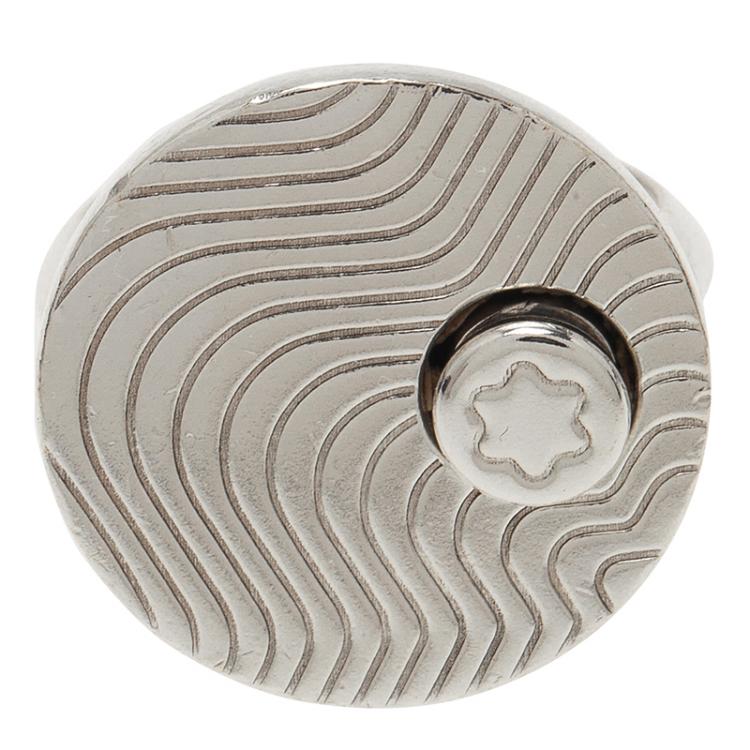 Pre Owned Montblanc Silver Ring Size 54