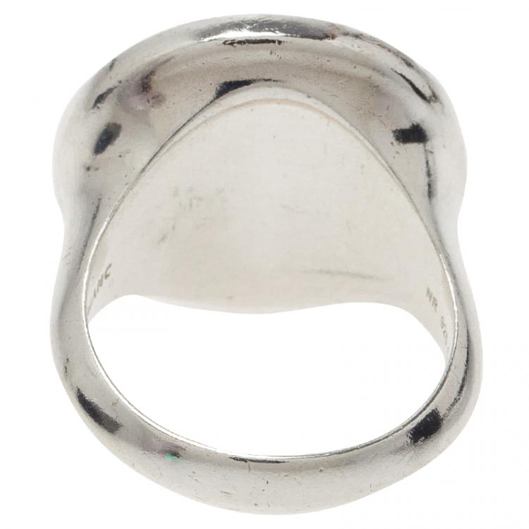 Pre Owned Montblanc Silver Ring Size 54