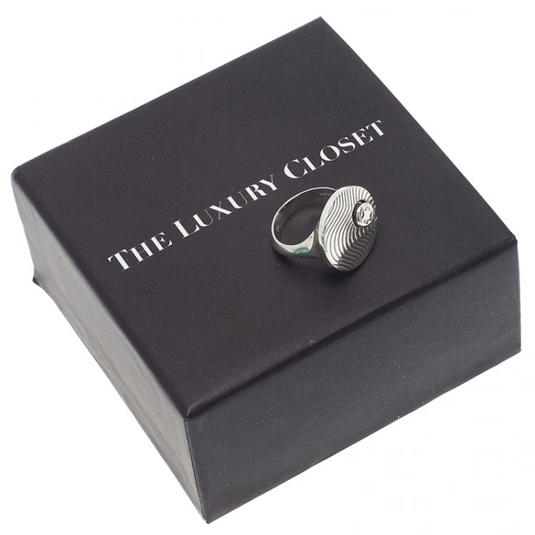 Pre Owned Montblanc Silver Ring Size 54