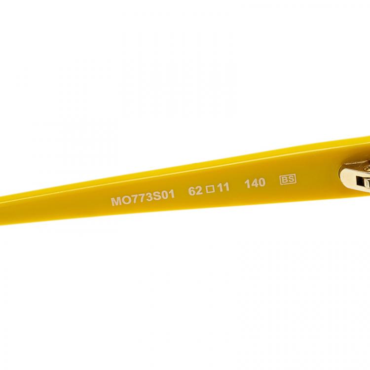 مملوكة مسبقًا Moschino Yellow McDonald's Logo Sunglasses