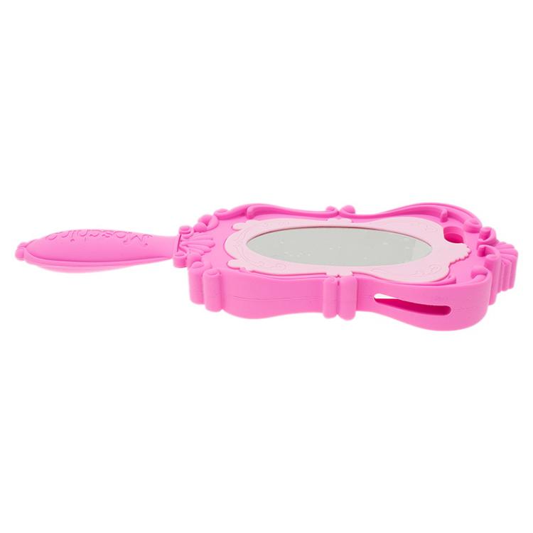Pre Owned Moschino Pink Rubber Mirror iPhone 5 Case