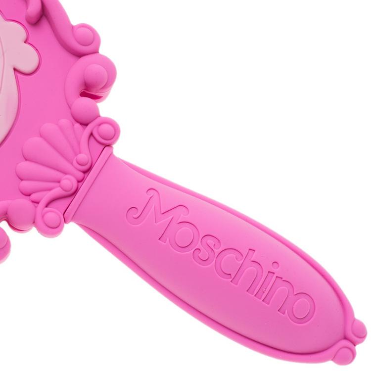 Pre Owned Moschino Pink Rubber Mirror iPhone 5 Case