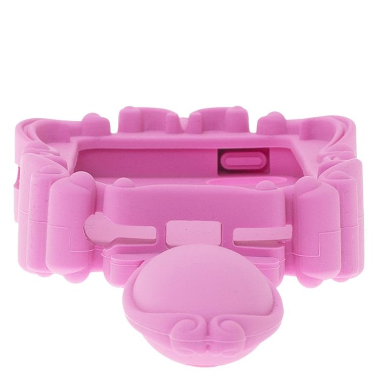 Pre Owned Moschino Pink Rubber Mirror iPhone 5 Case