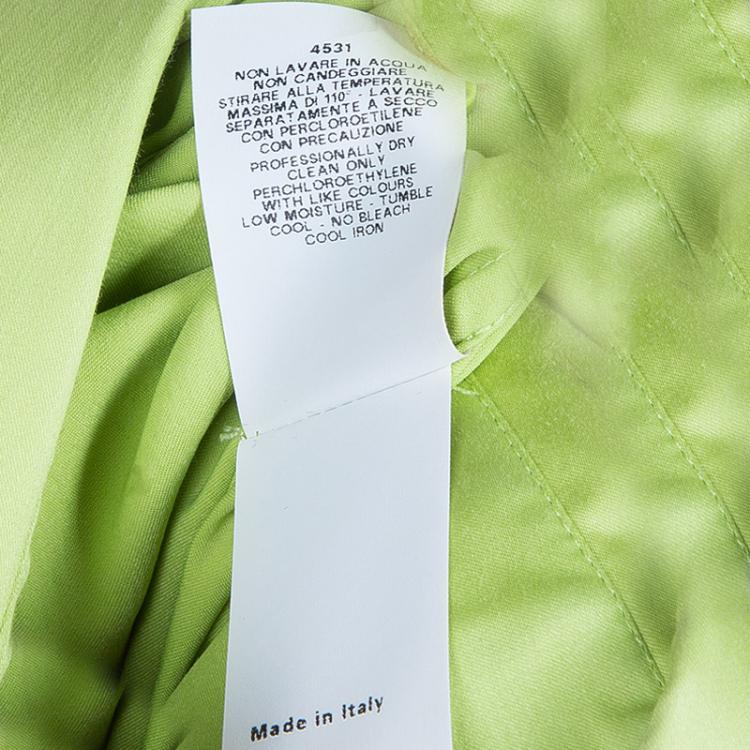Pre Owned Moschino Colorblock Shirt Dress L