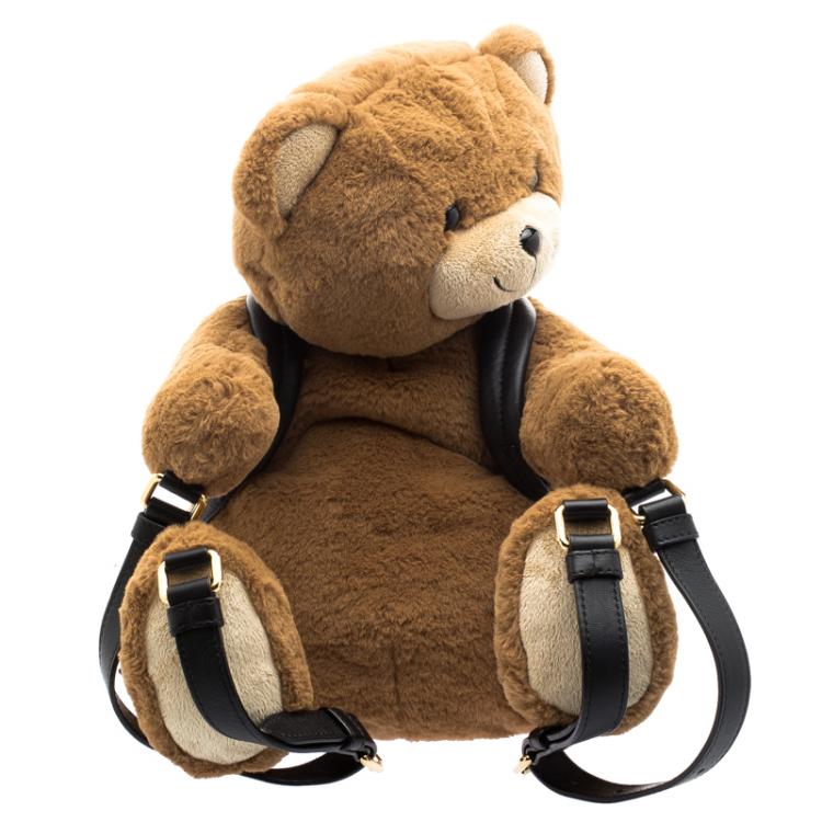 black teddy bear backpack